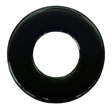 Midwest Fastener Flat Washer, For Screw Size #10 , Steel Black Chrome Finish, 20 PK 34421